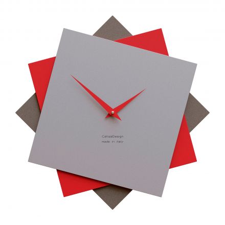 Wall Clock Foy 35 de Callea Design ruby