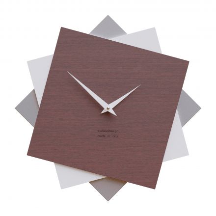 Wall Clock Foy 35 de Callea Design wengé oak