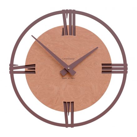 Wall Clock Sirio 38 de Callea Design briar walnut