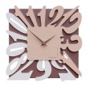 Wall Clock Dalilah de Callea Design pickled oak