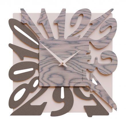 Wall Clock Dalilah de Callea Design grey Sottsass