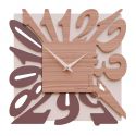 Wall Clock Dalilah de Callea Design black walnut