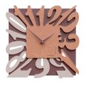 Wall Clock Dalilah de Callea Design briar walnut