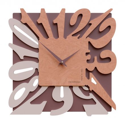 Wall Clock Dalilah de Callea Design briar walnut