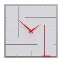 Wall Clock Grid de Callea Design ruby