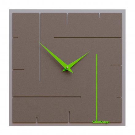 Wall Clock Grid de Callea Design apple green