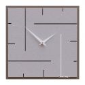 Wall Clock Grid de Callea Design pinstripe