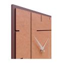 Wall Clock Grid de Callea Design briar walnut