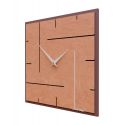 Wall Clock Grid de Callea Design briar walnut