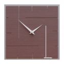 Wall Clock Grid de Callea Design wengé oak