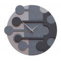 Wall Clock Stish de Callea Design gray burl