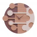 Wall Clock Stish de Callea Design black walnut