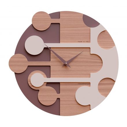 Wall Clock Stish de Callea Design black walnut