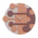 Wall Clock Stish de Callea Design briar walnut