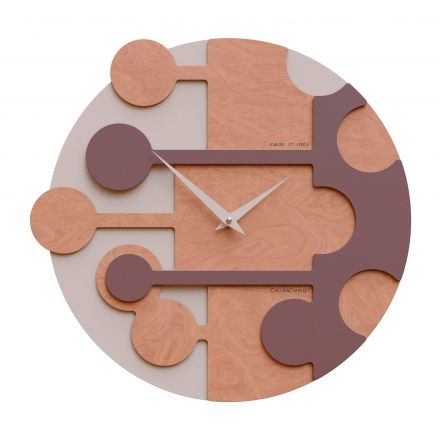 Wall Clock Stish de Callea Design briar walnut