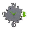 Wall Clock Justine de Callea Design grey burl