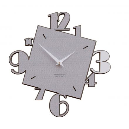 Wall Clock Justine de Callea Design pinstripe