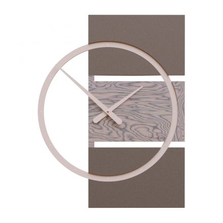 Wall Clock Adam de Callea Design grey Sottsass