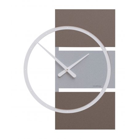 Wall Clock Adam de Callea Design pinstripe