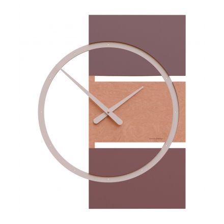 Wall Clock Adam de Callea Design briar walnut