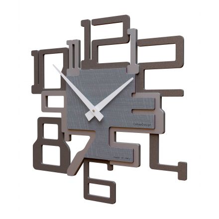 Wall Clock Bgkron de Callea Design gray burl