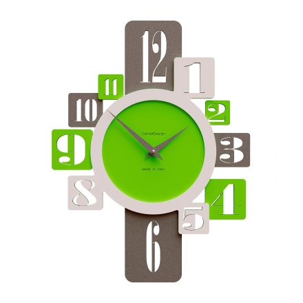 Wall Clock Onyx de Callea Design apple green