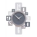 Wall Clock Onyx de Callea Design gray burl