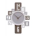 Wall Clock Onyx de Callea Design pinstripe