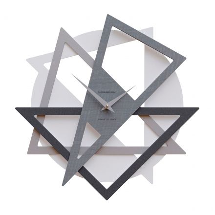 Wall Clock Geolo de Callea Design gray burl