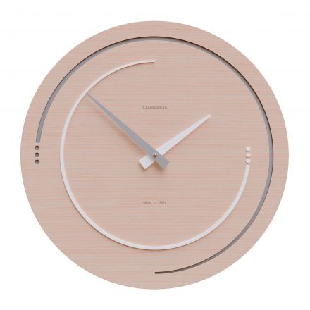 Wall Clock Sonar de Callea Design pickled oak