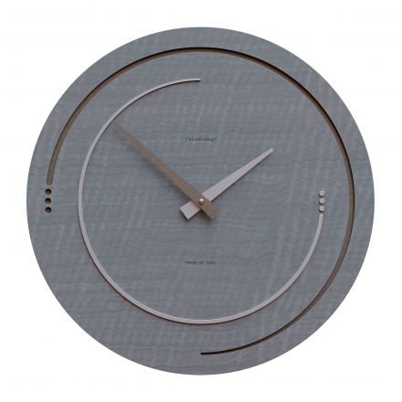 Wall Clock Sonar de Callea Design gray burl