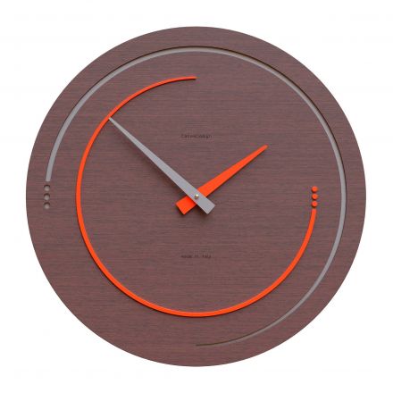 Wall Clock Sonar de Callea Design wengé oak