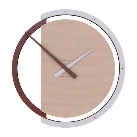 Wall Clock Zaki de Callea Design pickled oak