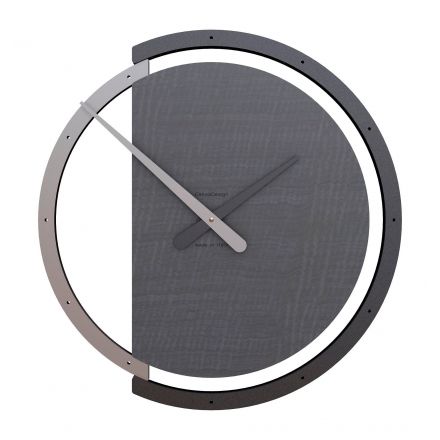 Wall Clock Zaki de Callea Design gray burl