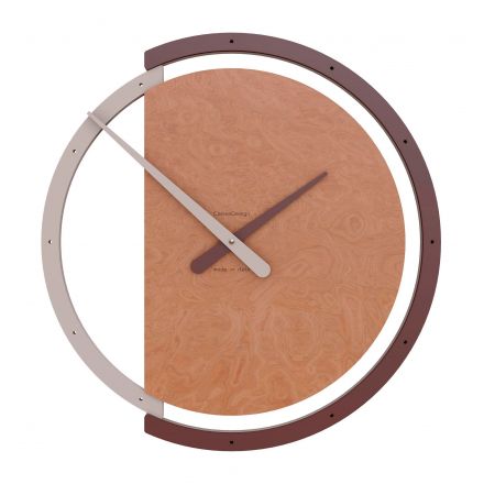 Wall Clock Zaki de Callea Design briar walnut