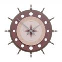 Wall Clock Compass Rose de Callea Design chocolate