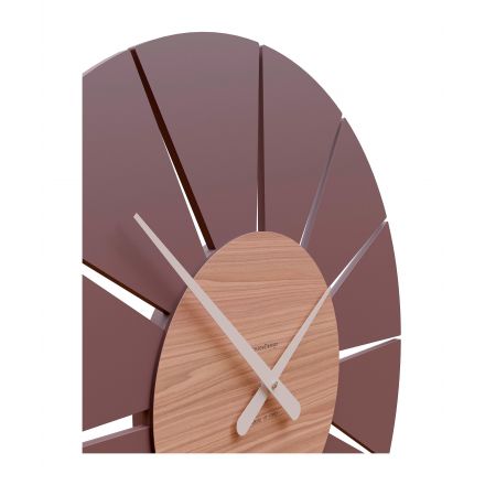 Wall Clock Extreme M de Callea Design black walnut