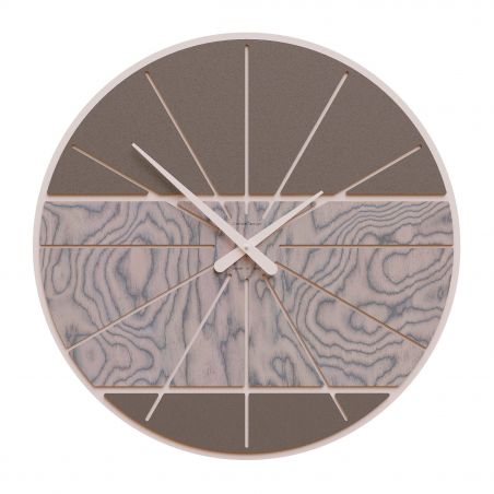 Wall Clock Benjamin de Callea Design grey Sottsass