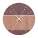 Wall Clock Benjamin de Callea Design black walnut