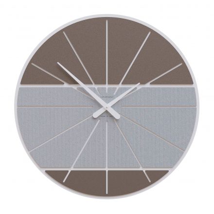 Wall Clock Benjamin de Callea Design black walnut 2