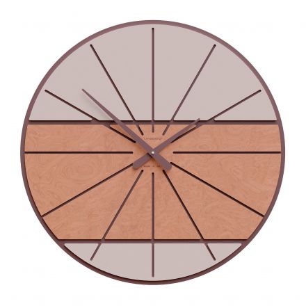 Wall Clock Benjamin de Callea Design briar walnut