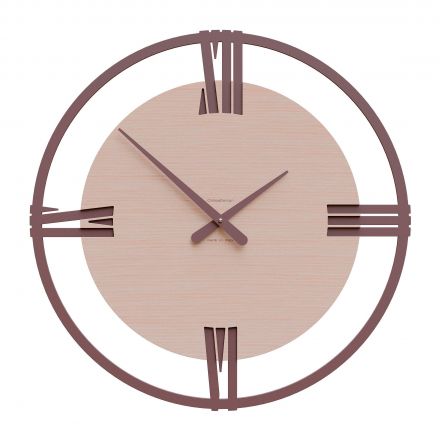 Wall Clock Sirio 60 de Callea Design pickled oak