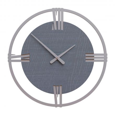 Wall Clock Sirio 60 de Callea Design gray burl