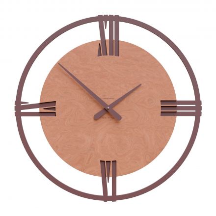 Wall Clock Sirio 60 de Callea Design briar walnut