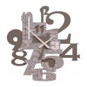 Wall Clock Kirsten de Callea Design grey sottsass