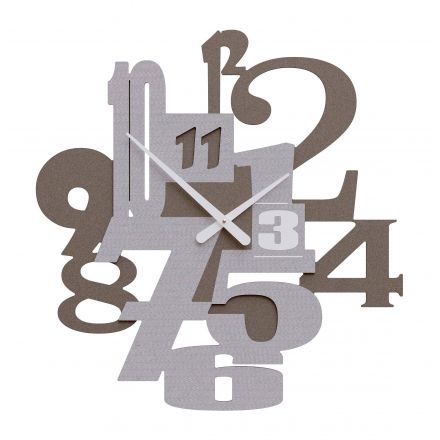 Wall Clock Kirsten de Callea Design pinstripe