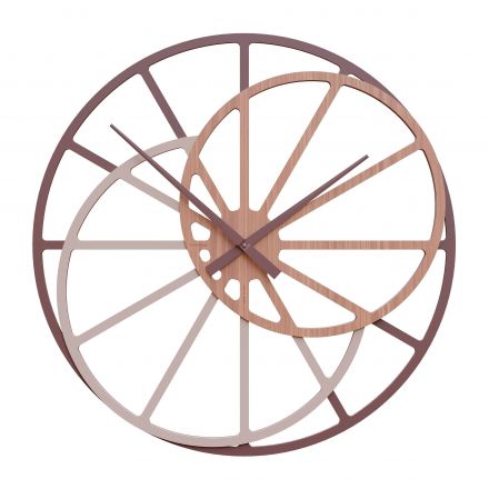 Wall Clock Theresa de Callea Design black walnut