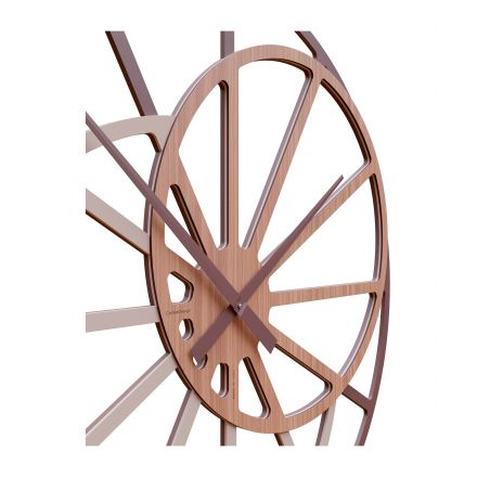 Wall Clock Theresa de Callea Design black walnut