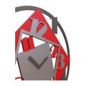 Wall Clock Demetra de Callea Design ruby