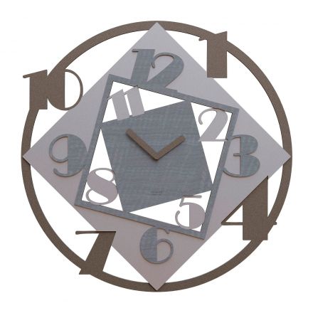 Wall Clock Demetra de Callea Design gray burl